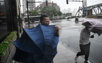 Typhoon’s centre passes Shanghai